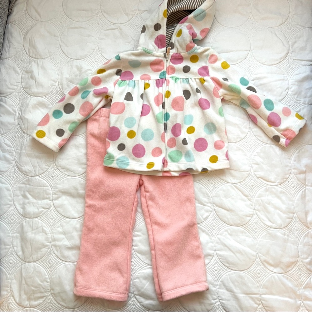 NWOT Baby Girl Fleece Set